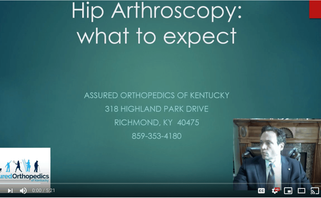 Hip Scope: What to Expect – Dr. Michael Heilig