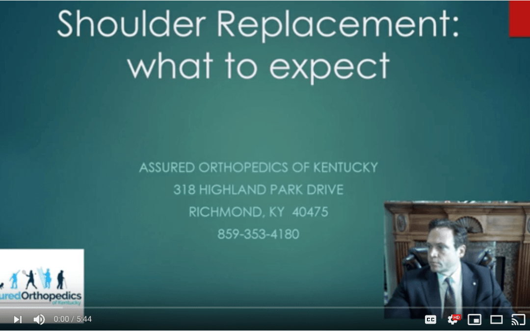 Shoulder Replacement: What to Expect – Dr. Michael Heilig