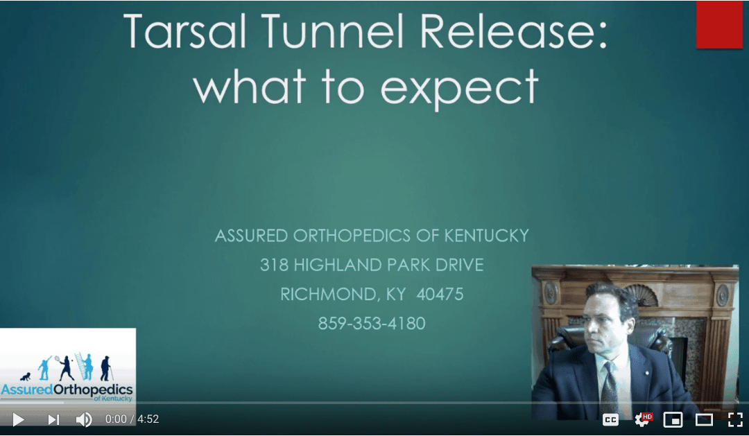 Tarsal Tunnel Release: What to Expect – Dr. Michael Heilig